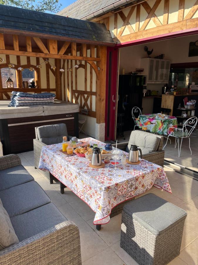 Bed and Breakfast Le Jardin Des Roses Gerponville Экстерьер фото