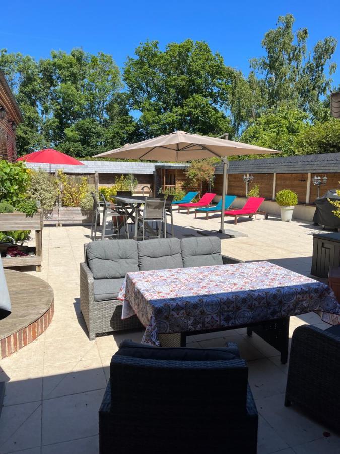 Bed and Breakfast Le Jardin Des Roses Gerponville Экстерьер фото